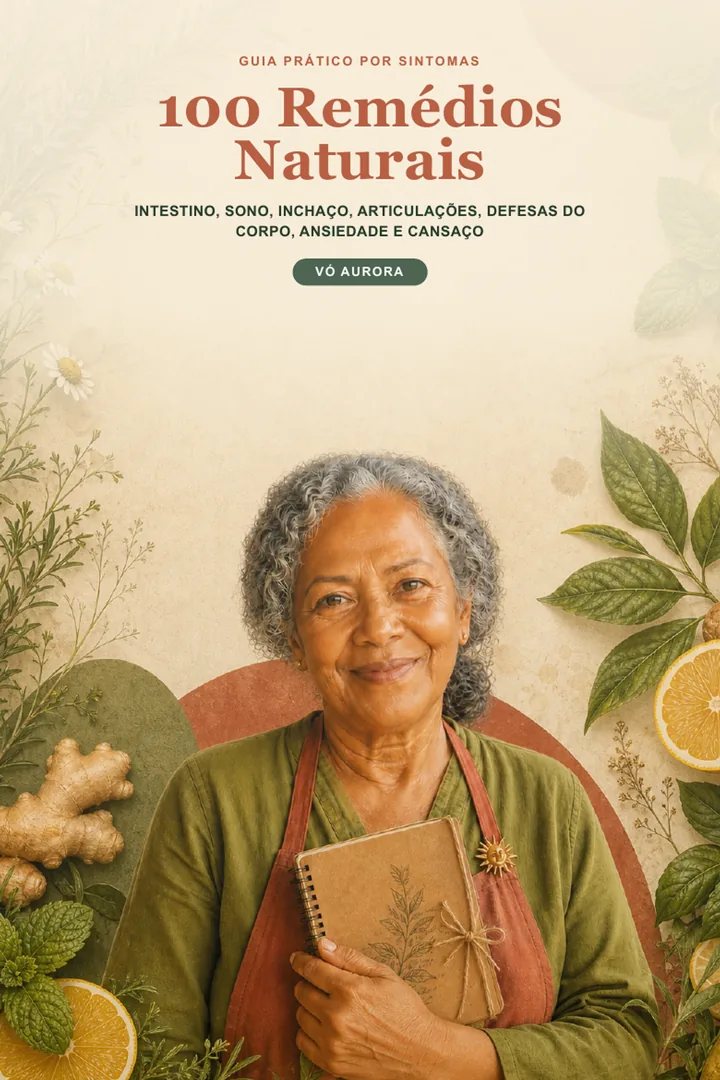 Capa do ebook 100 Remédios Naturais da Vó Aurora
